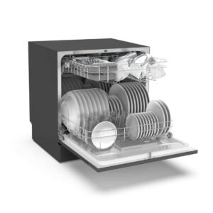 Kelvinator table top dishwasher 8 place settings 8 programs black KDW8-3802FB - Image 3